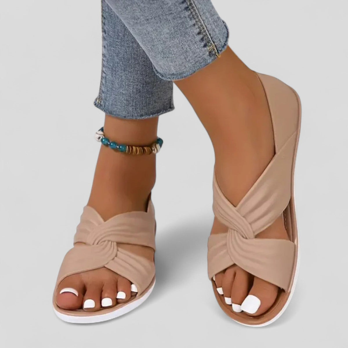 Anna™ | Supportive Cross-Strap Sandals — Final Edit