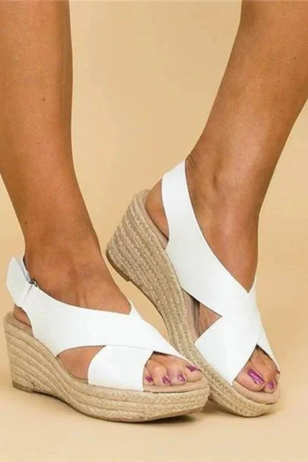Supportive Espadrille Wedge Sandals