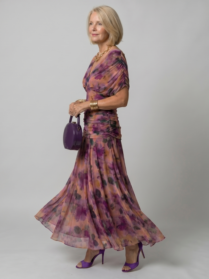 Faye™ | Off-Shoulder Flow Midi Dress — Final Edit
