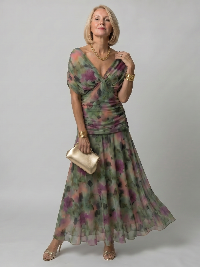 Faye™ | Off-Shoulder Flow Midi Dress — Final Edit