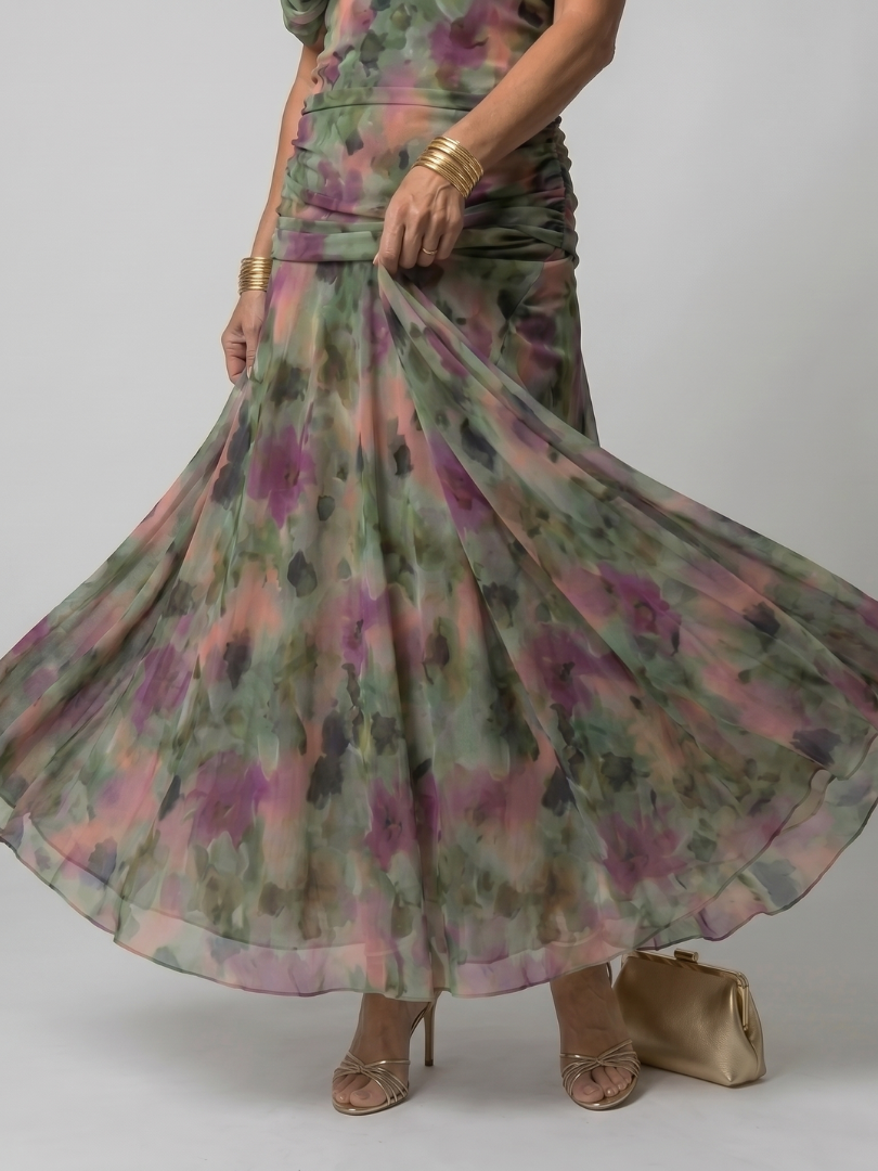 Faye™ | Off-Shoulder Flow Midi Dress — Final Edit