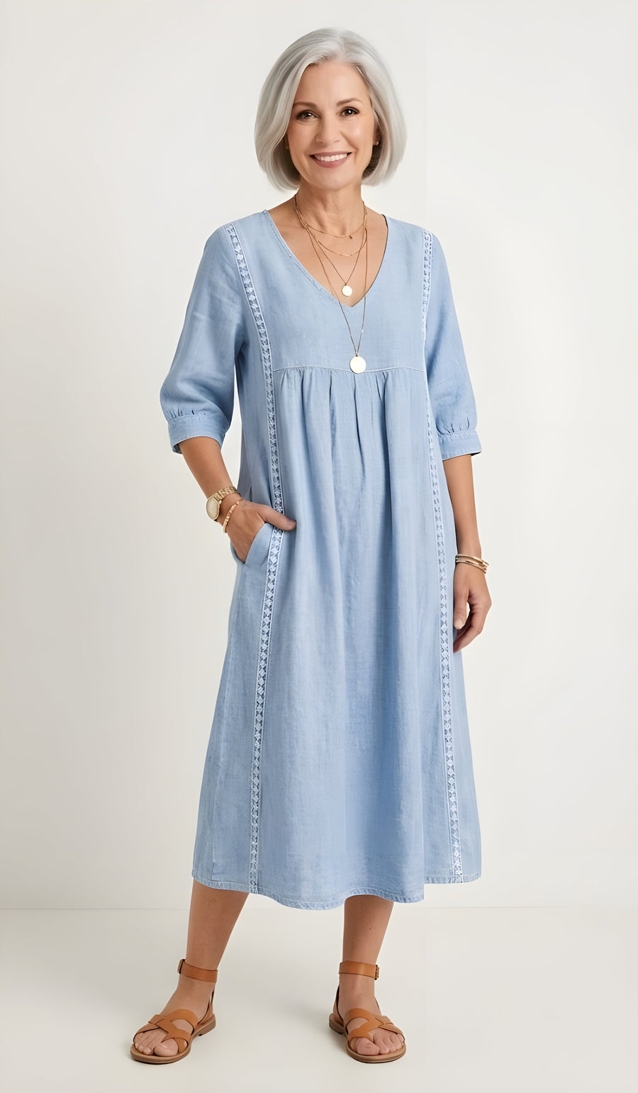 Colette™ | Elegant A-Line Maxi Dress — Final Edit