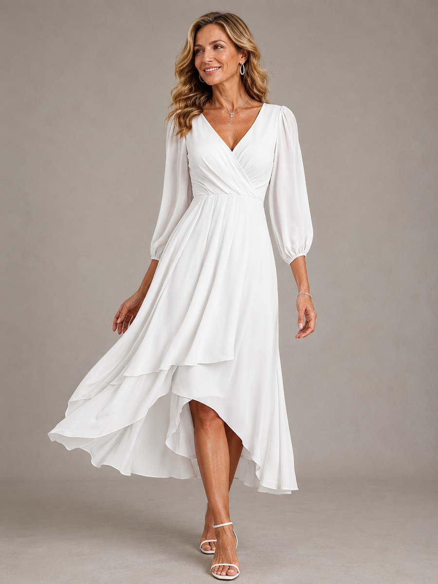 Lottie™ | Elegant V-Neck Maxi Dress — Final Edit