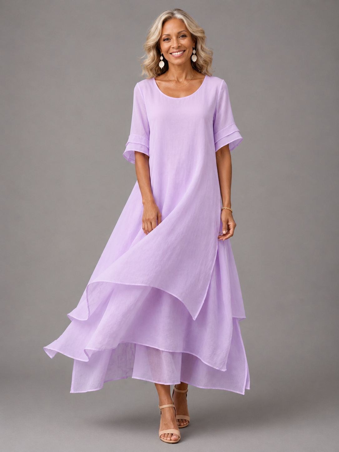 April™ | Flowing Tiered Maxi Dress