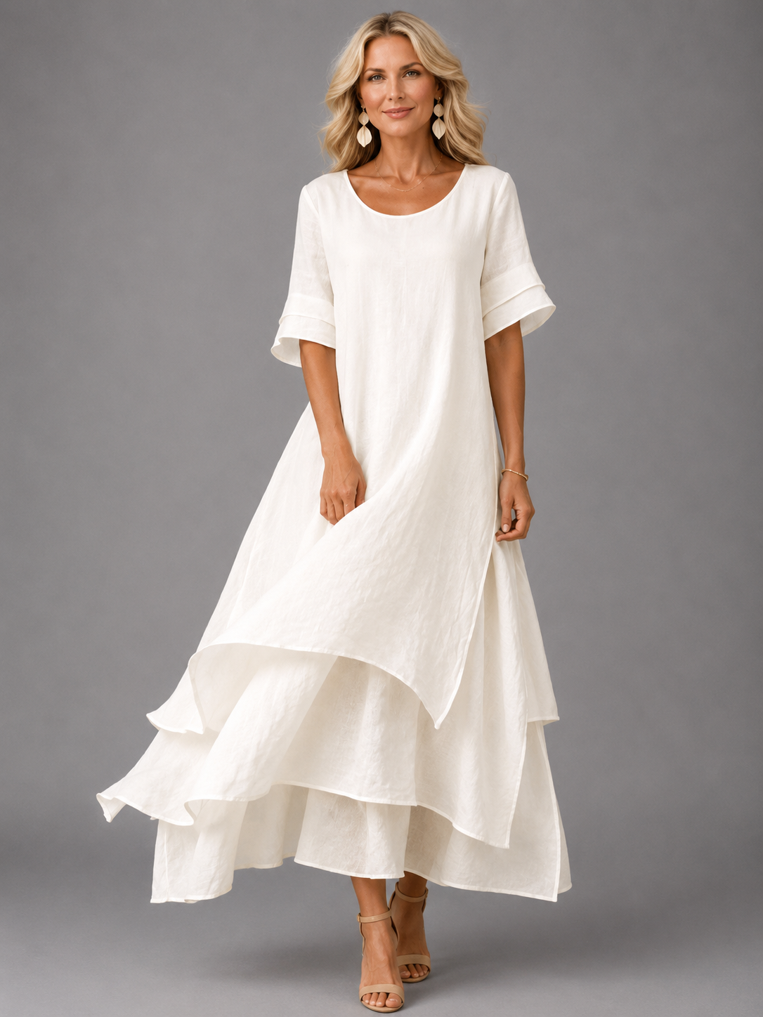 April™ | Flowing Tiered Maxi Dress