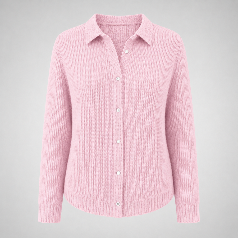 Katrina™ | Textured Button-Knit Cardigan — Final Edit