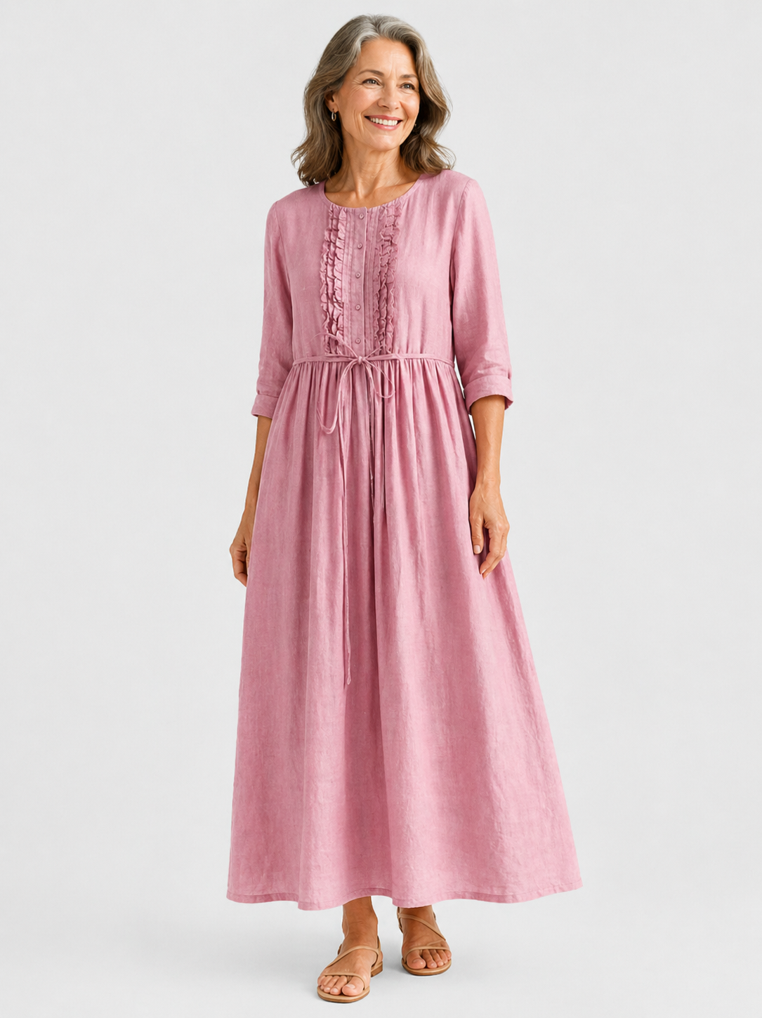 Alessia™ | Elegant Flowing Midi Dress — Final Edit