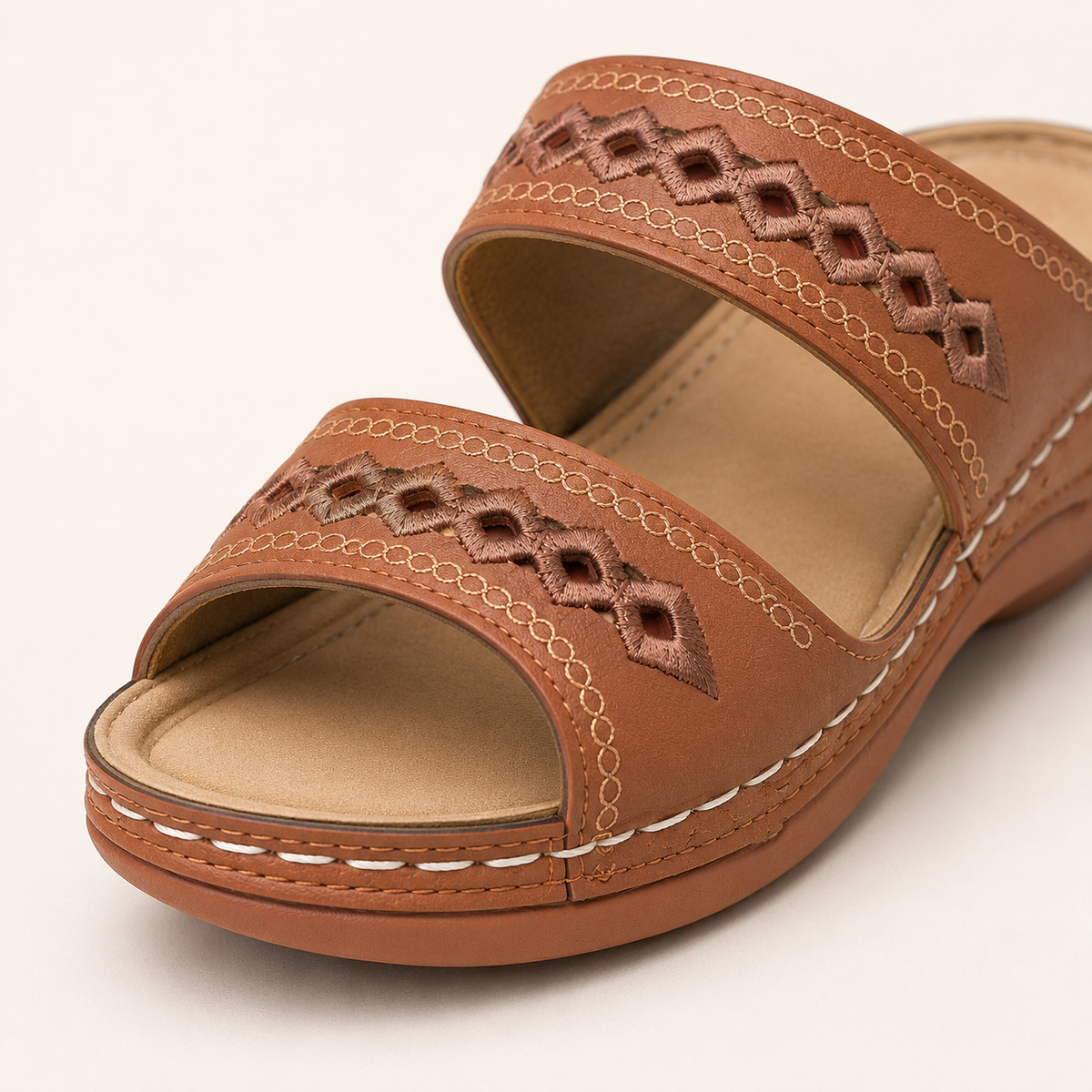 Women's Orthopedic Sandals with Arch Support and Podiatric Shaped Footbed