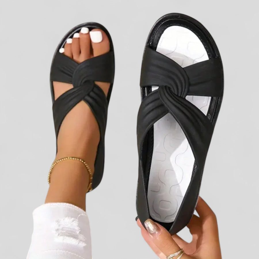 Anna™ | Supportive Cross-Strap Sandals — Final Edit
