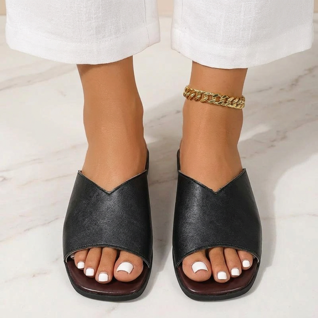 Addison Leather Flats