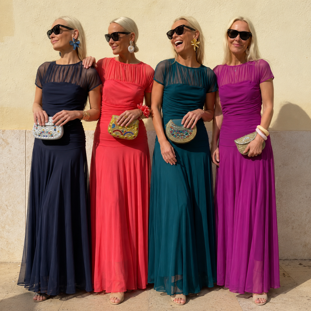 Iyla™ | Flowing Chiffon Midi Dress — Final Edit